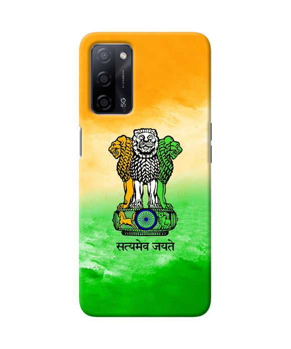 Satyamev Jayate Flag Oppo A53s 5G Back Cover