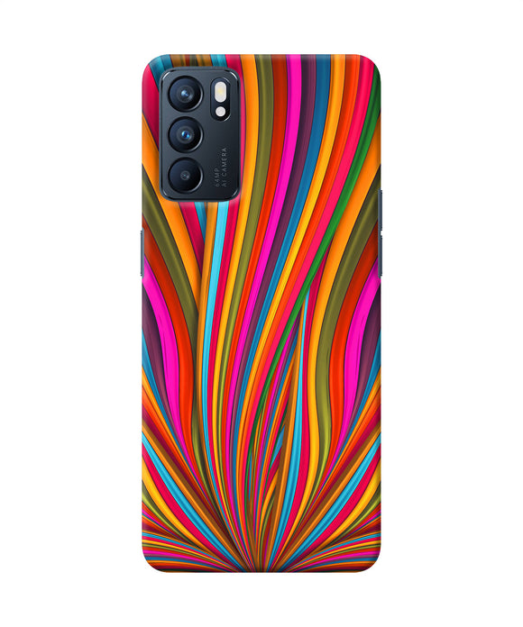 Colorful pattern Oppo Reno6 5G Back Cover