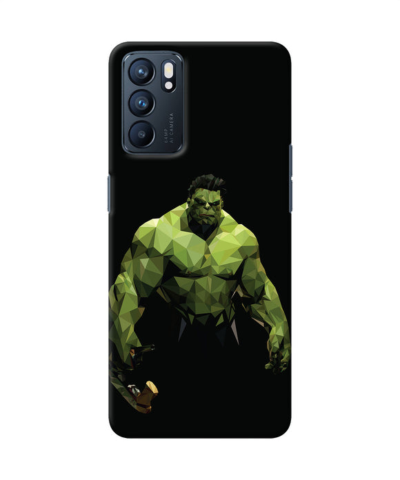 Abstract hulk buster Oppo Reno6 5G Back Cover