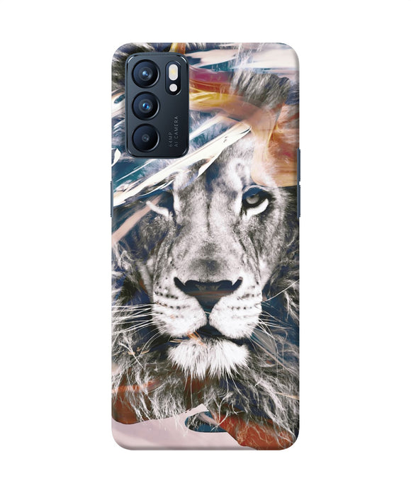 Lion poster Oppo Reno6 5G Back Cover