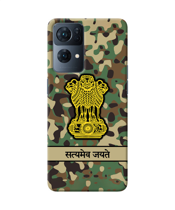 Satyamev Jayate Army Oppo Reno7 Pro 5G Back Cover