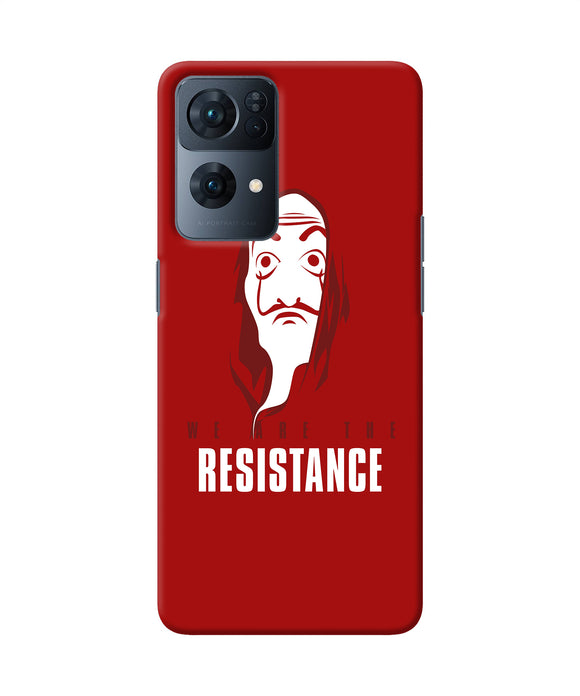 Money Heist Resistance Quote Oppo Reno7 Pro 5G Back Cover