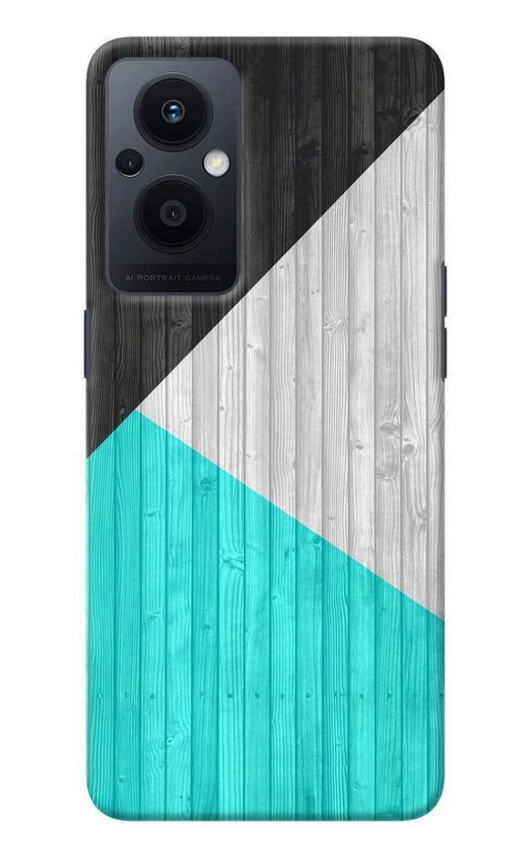 Wooden Abstract Oppo F21 Pro 5G Back Cover