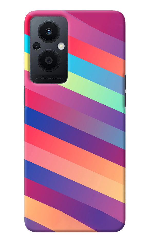 Stripes color Oppo F21 Pro 5G Back Cover