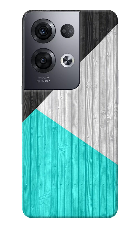 Wooden Abstract Oppo Reno8 Pro Back Cover