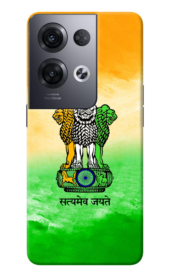 Satyamev Jayate Flag Oppo Reno8 Pro Back Cover