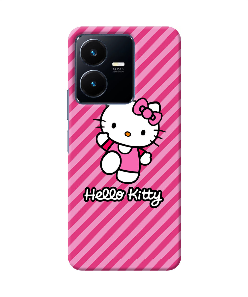 Hello kitty pink Vivo Y22 Back Cover Case Online at Best Price Shoproom