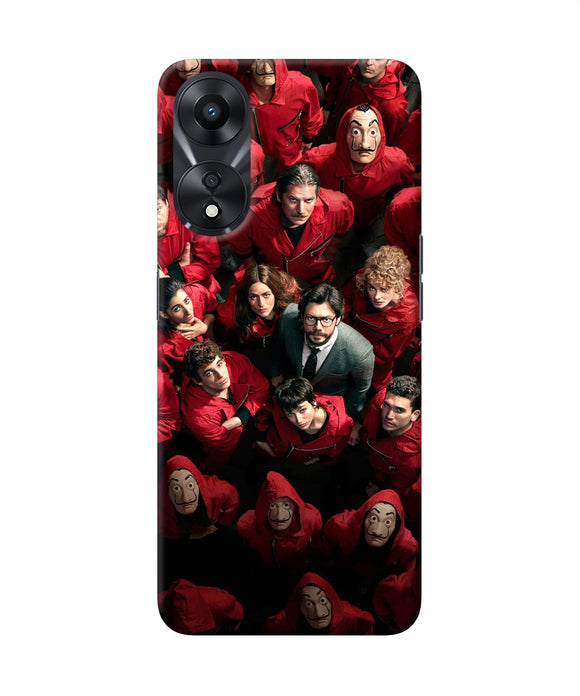 Money Heist Professor with Hostages Oppo A78 5G Back Cover