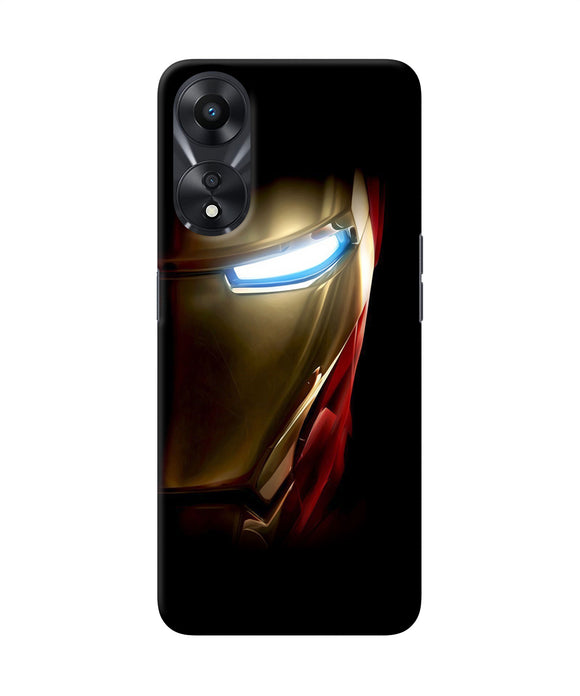 Ironman half face Oppo A78 5G Back Cover