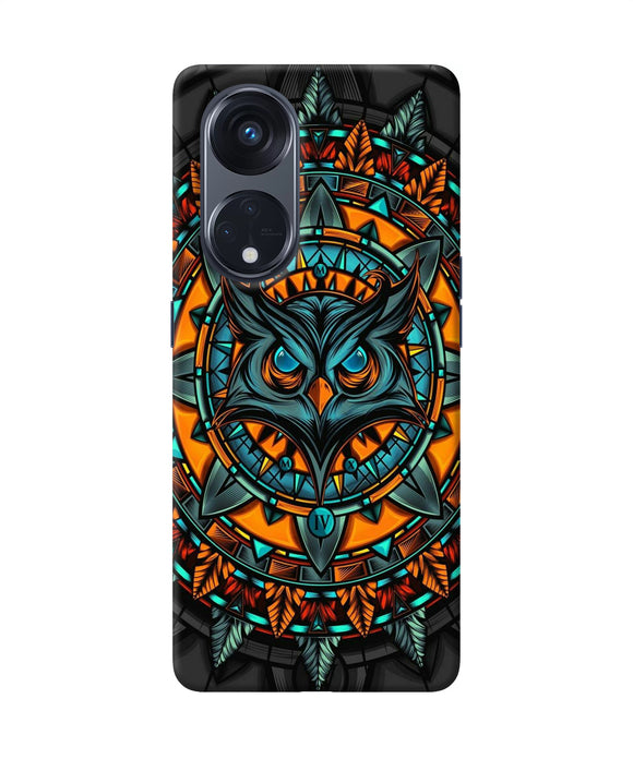 Angry Owl Art Oppo Reno8 T 5G Back Cover
