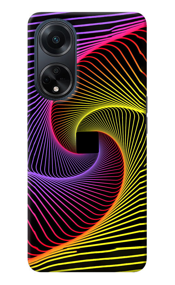 Colorful Strings Oppo F23 Back Cover