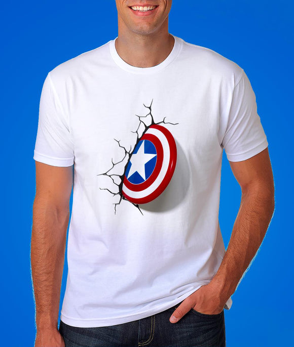 Captain America Shield Graphic Tshirt