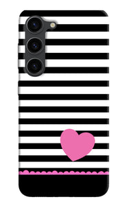 Abstract heart Samsung S23 Plus Back Cover