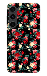 Rose Pattern Samsung S23 Plus Back Cover