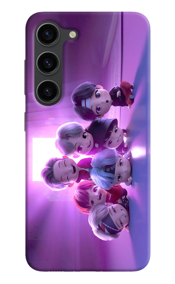 BTS Chibi Samsung S23 Plus Back Cover