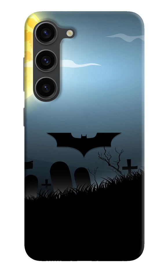 Batman Scary cemetry Samsung S23 Plus Real 4D Back Cover