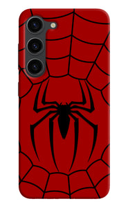 Spiderman Web Samsung S23 Plus Real 4D Back Cover