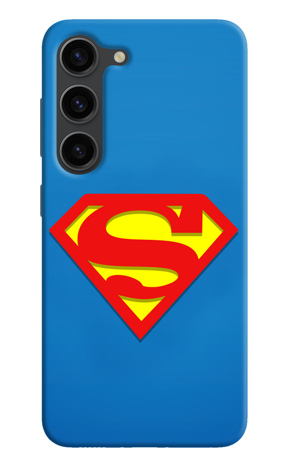 Superman Blue Samsung S23 Plus Real 4D Back Cover