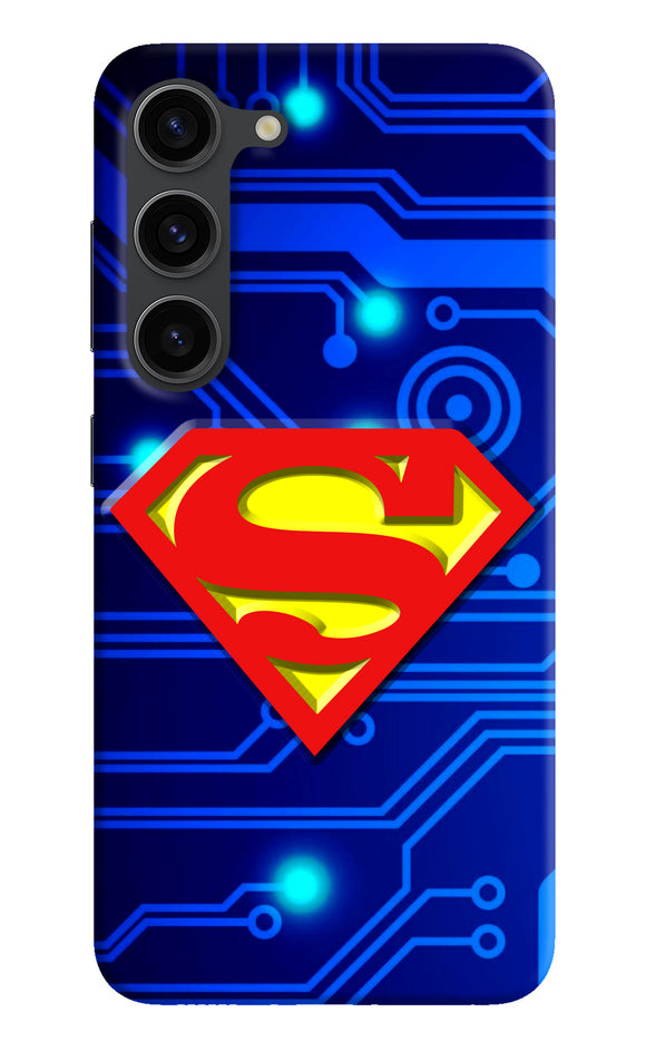 Superman Abstract Samsung S23 Plus Real 4D Back Cover