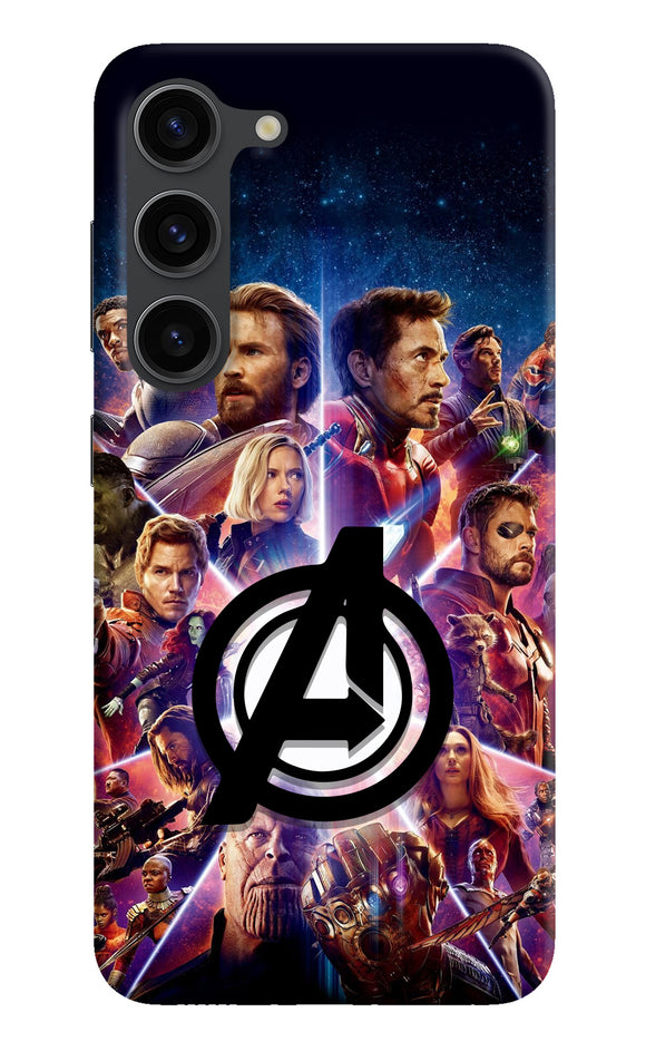 Avengers Superheroes Samsung S23 Plus Real 4D Back Cover