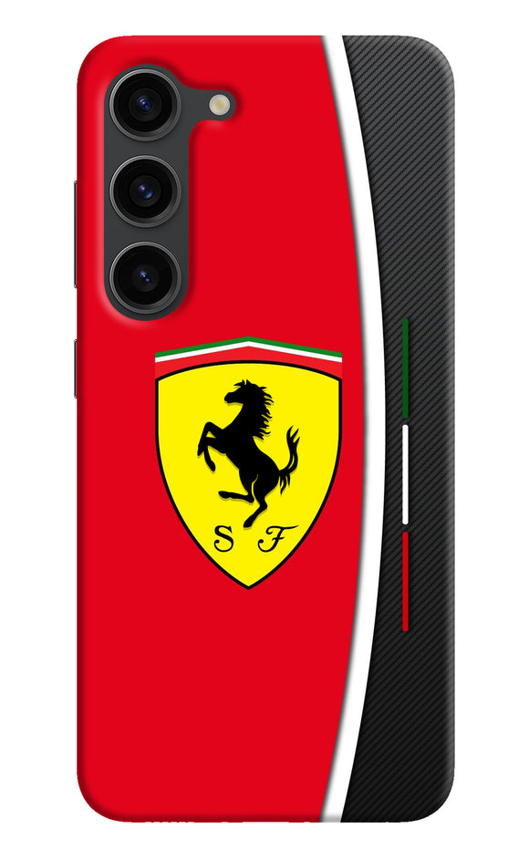 Ferrari Abstract Samsung S23 Plus Real 4D Back Cover