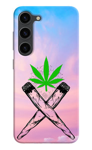 Weed Dreamy Samsung S23 Plus Real 4D Back Cover