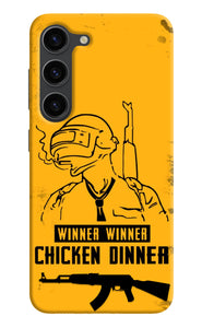 PUBG Chicken Dinner Samsung S23 Plus Real 4D Back Cover