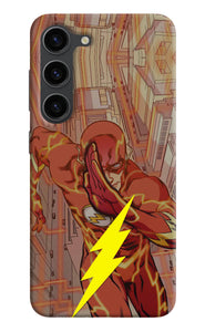 Flash Running Samsung S23 Plus Real 4D Back Cover