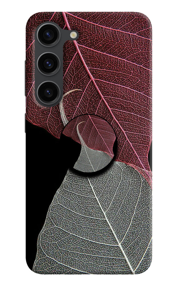 Leaf Pattern Samsung S23 Plus Pop Case