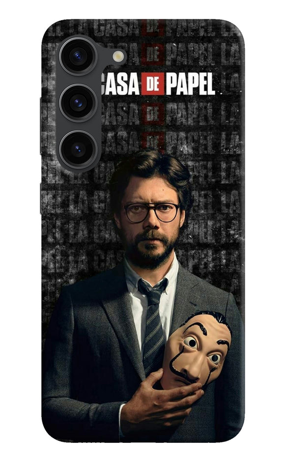 Money Heist Professor with Mask Samsung S23 Plus Back Cover