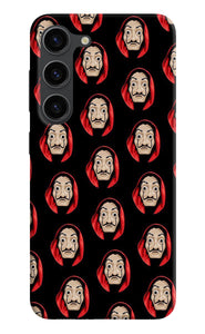 Money Heist Mask Samsung S23 Plus Back Cover