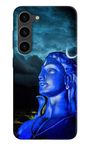 Adiyogi Blue Samsung S23 Plus Back Cover