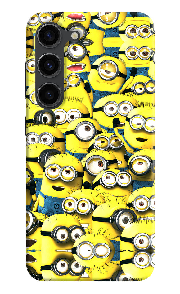 Minions mini crowd Samsung S23 Plus Back Cover