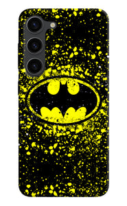 Batman last knight print yellow Samsung S23 Plus Back Cover