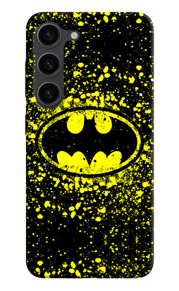 Batman last knight print yellow Samsung S23 Plus Back Cover