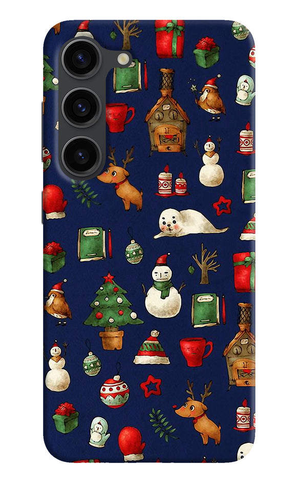 Canvas christmas print Samsung S23 Plus Back Cover