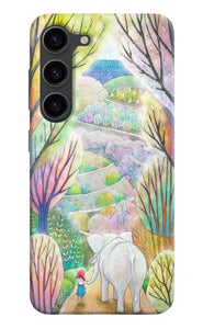 Natual elephant girl Samsung S23 Plus Back Cover