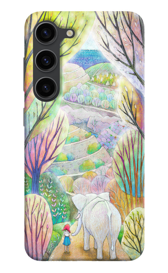 Natual elephant girl Samsung S23 Plus Back Cover