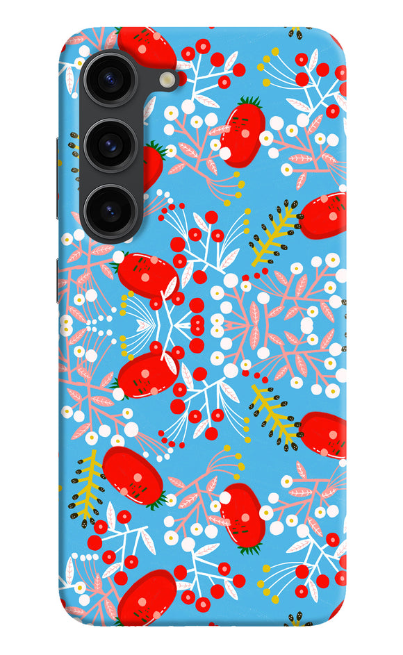 Small red animation pattern Samsung S23 Plus Back Cover