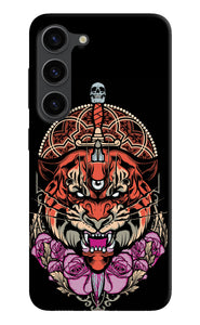 Abstract tiger Samsung S23 Plus Back Cover