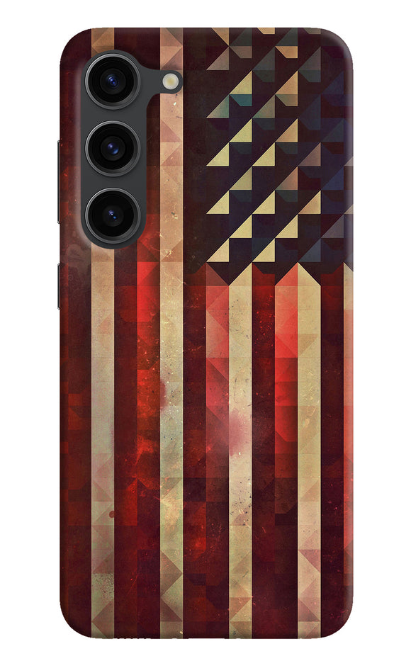 Vintage US flag Samsung S23 Plus Back Cover