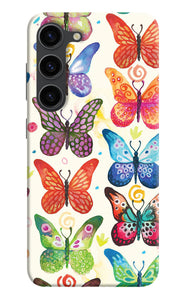 Abstract butterfly print Samsung S23 Plus Back Cover