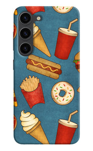 Abstract food print Samsung S23 Plus Back Cover