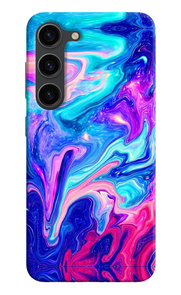 Abstract colorful water Samsung S23 Plus Back Cover