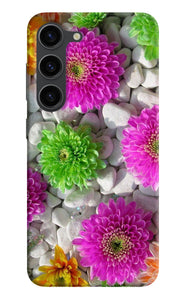 Natural flower stones Samsung S23 Plus Back Cover