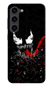 Venom black poster Samsung S23 Plus Back Cover