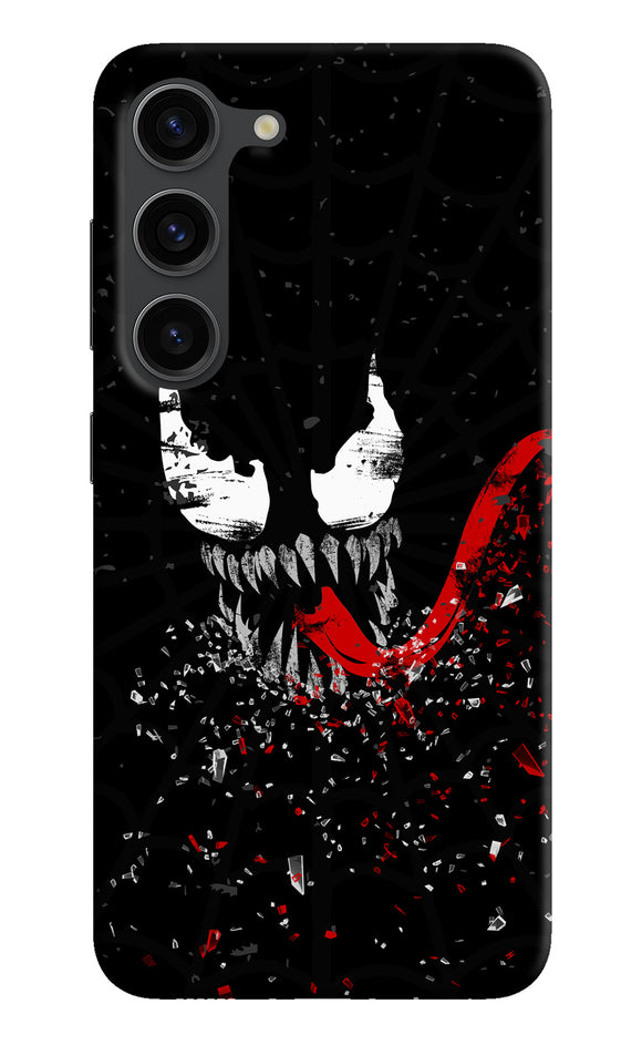 Venom black poster Samsung S23 Plus Back Cover