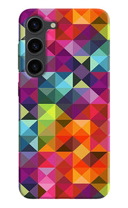 Abstract triangle pattern Samsung S23 Plus Back Cover