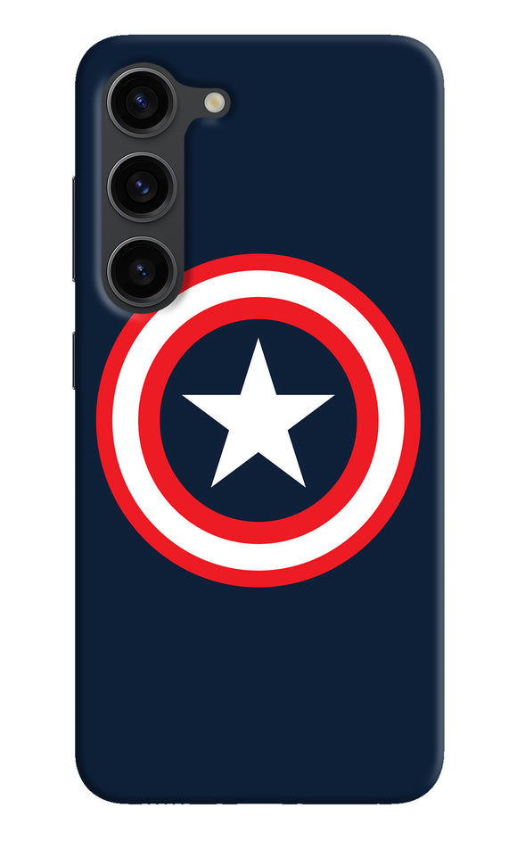 Captain america logo Samsung S23 Plus Back Cover