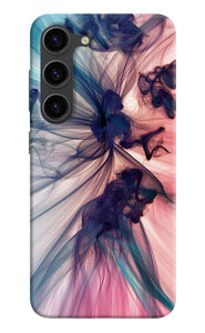 Abstract black smoke Samsung S23 Plus Back Cover